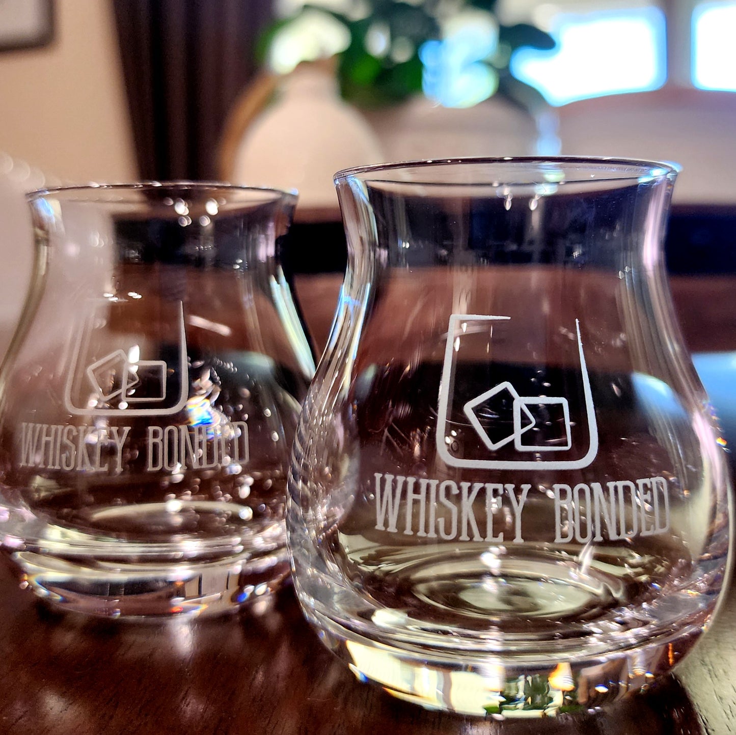 Whiskey Bonded Crystal Burns Drams From Glencairn *FREE SHIPPING*