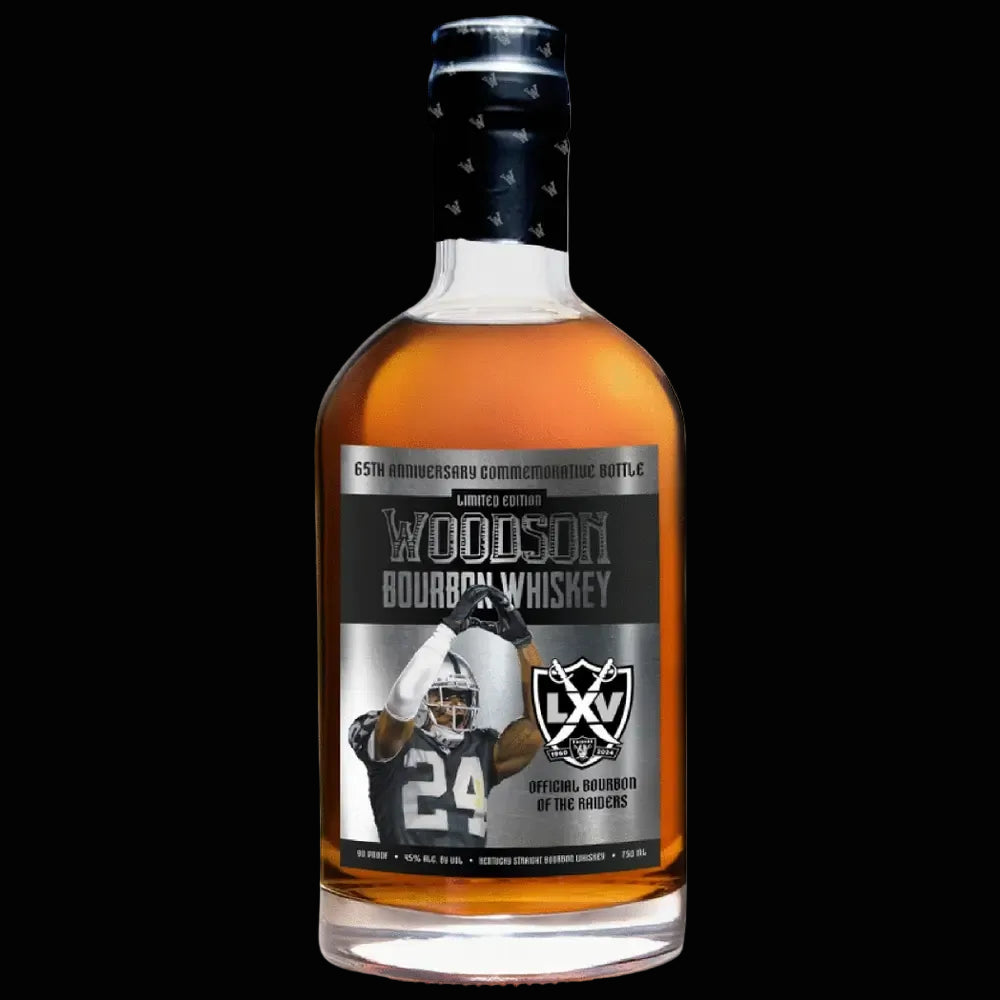 Woodson Whisky 65th Anniversary Limited Edition Charles Woodson Raiders