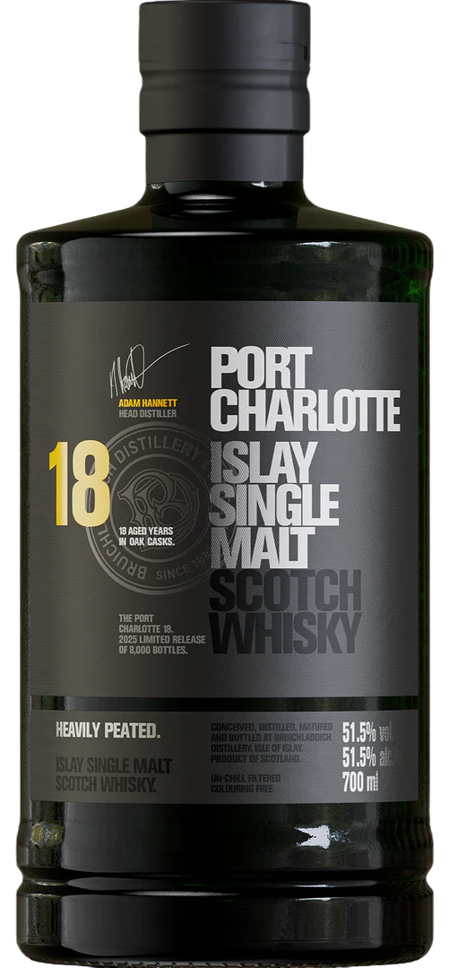 Bruichladdich Distillery Islay Port Charlotte Islay Single Malt 18 year