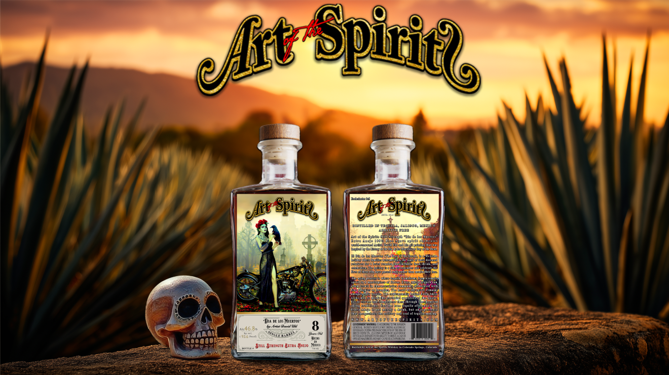 Art of Spirits Dia De Los Muertos Extra Anejo Still Strength