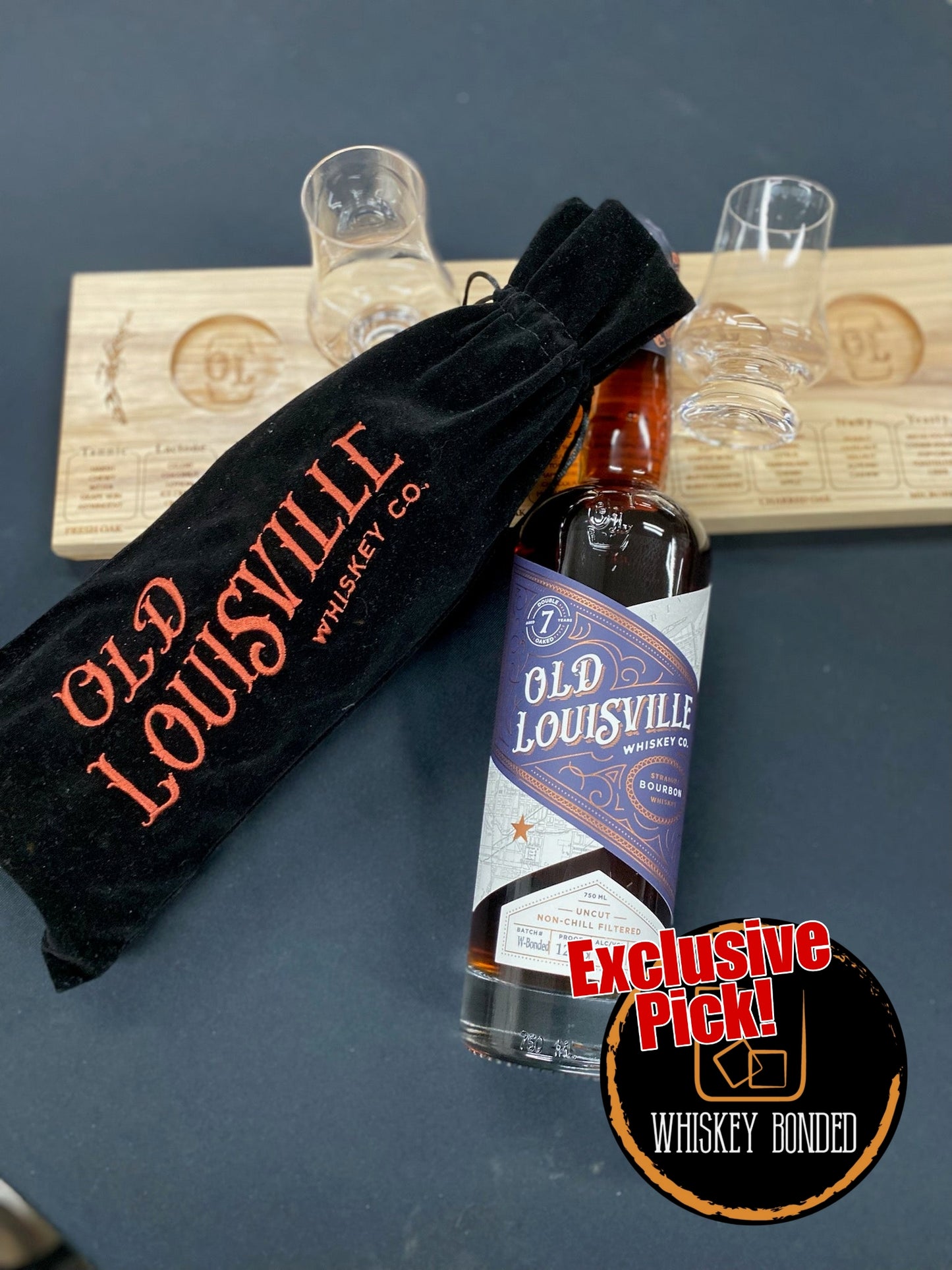 Old Louisville Double Oaked Bourbon 7yr 120.6p Whiskey Bonded Single Barrel