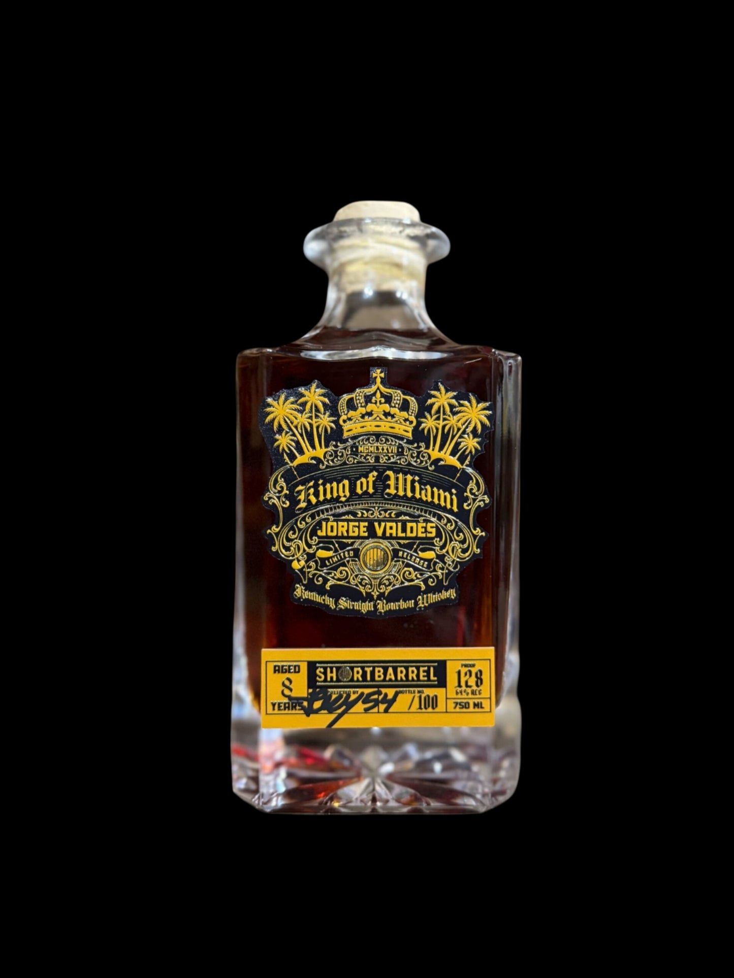 8-year Bourbon Barrel Pick by Jorge Valdes, the former Medellin cartel member nicknamed the King of Miami