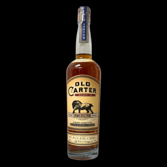 Old Carter Straight American Whiskey Barrel Strength Batch No 15