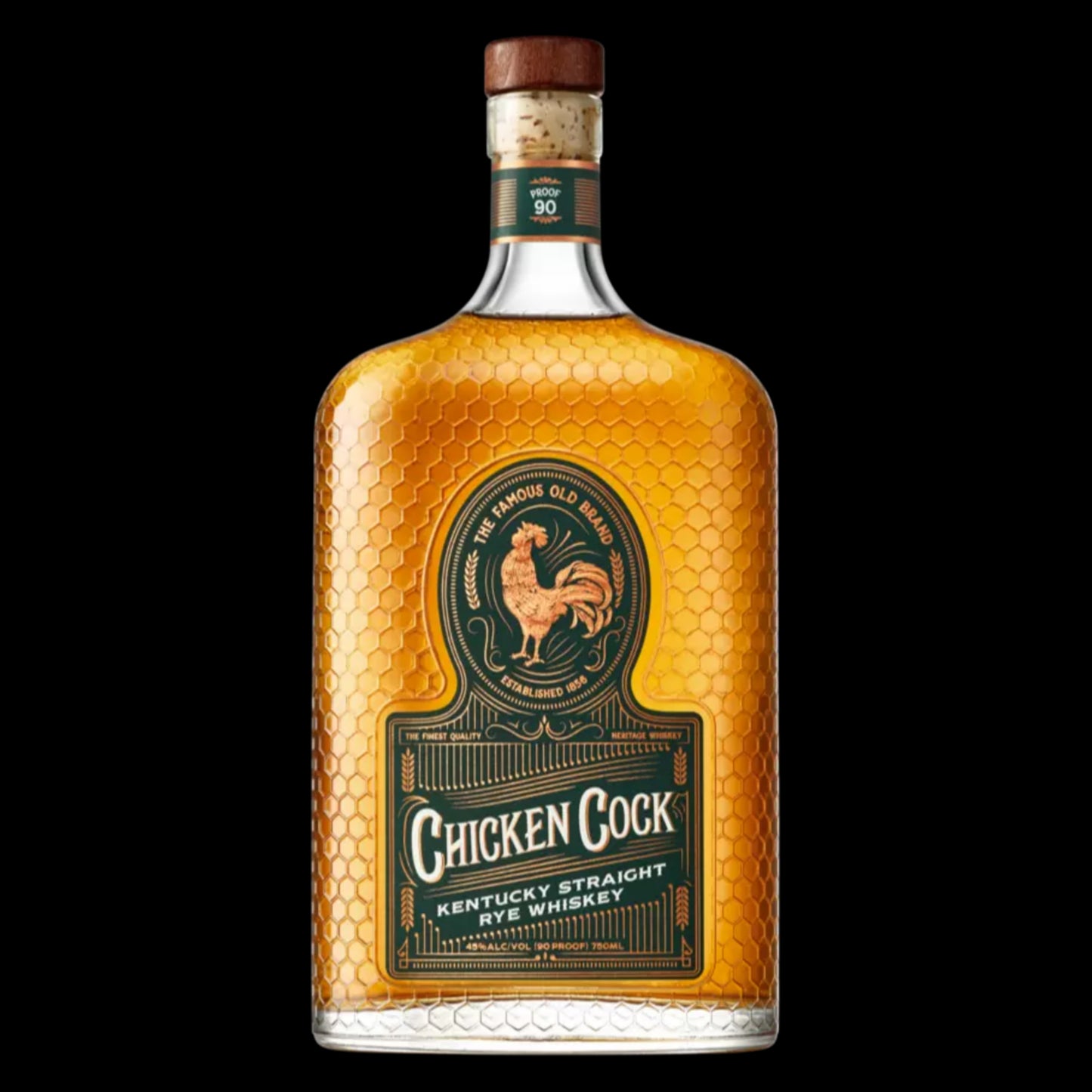 Chicken Cock Kentucky Straight Rye Whiskey 750ml