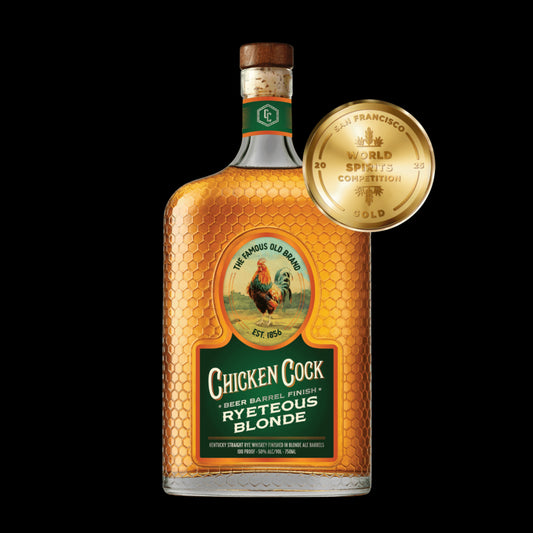 Chicken Cock Ryeteous Blonde Straight Rye Beer Barrel Finish