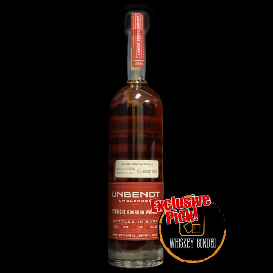 Bendt Distilling Whiskey Bonded Single Barrel Bourbon 6 Yr 4 Mo Bottled-In-Bond!
