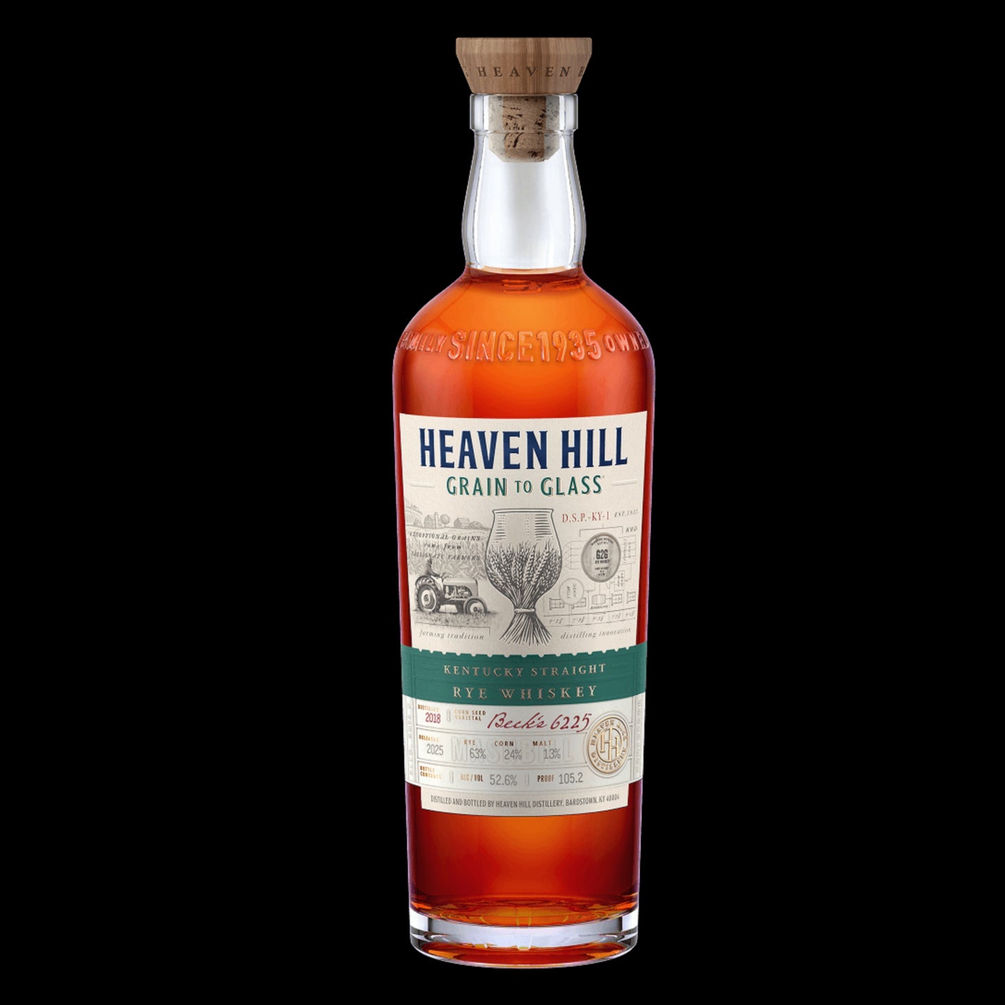 Heaven Hill Grain To Glass Rye 2025 Beck's 6225