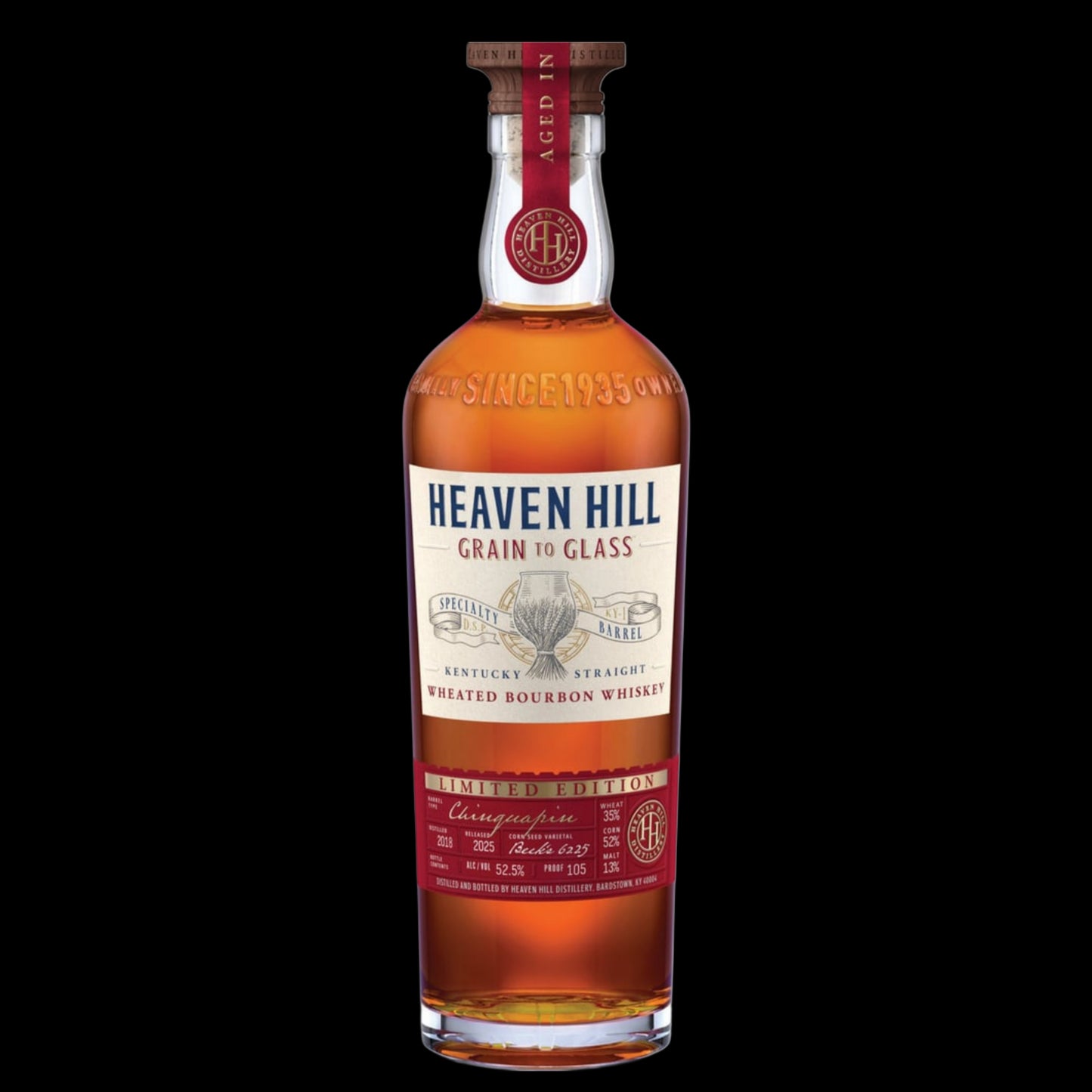 Heaven Hill Grain to Glass Wheated Bourbon Chinquapin Barrel