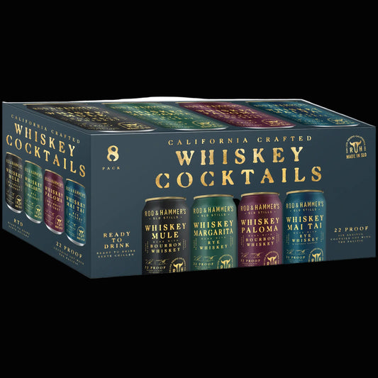 Rod and Hammer's Whiskey Cocktails Variety 8 Pack