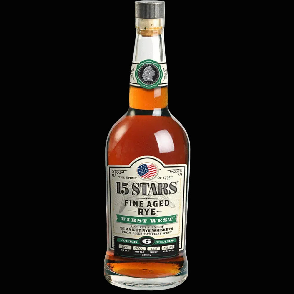 15 Stars First West Straight Rye Whiskey Batch 2
