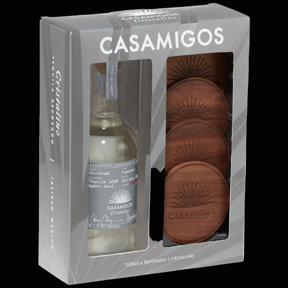 Casamigos Cristalino Reposado with Coasters