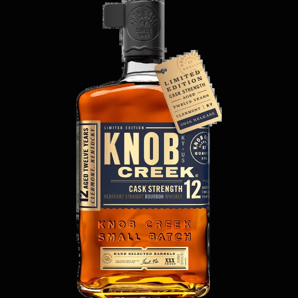 Knob Creek Cask Strength 12 year Bourbon Whiskey