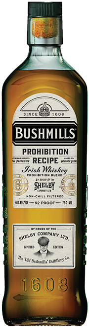 Bushmills Prohibition Recipe Irish Whiskey Limited Edition 750 ml