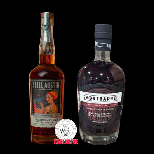Shortbarrel OZ Tyler 7yr 10mo 137.4p & Still Austin Cask Strength Rye Custom Blend *limited combined shipping*