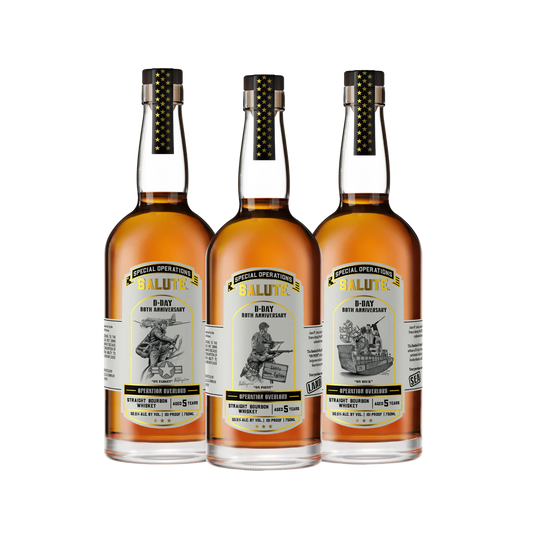 Special Operations Salute™ Whiskey - D-Day 80th Anniversary - 3 Bottle Set