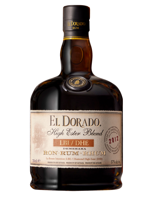 El Dorado High Ester Blend LBI DHE Demerara Ron Rum 2012