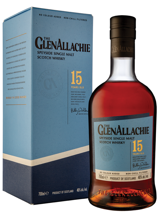 GlenAllachie 15 Year Single Malt Scotch 700ml