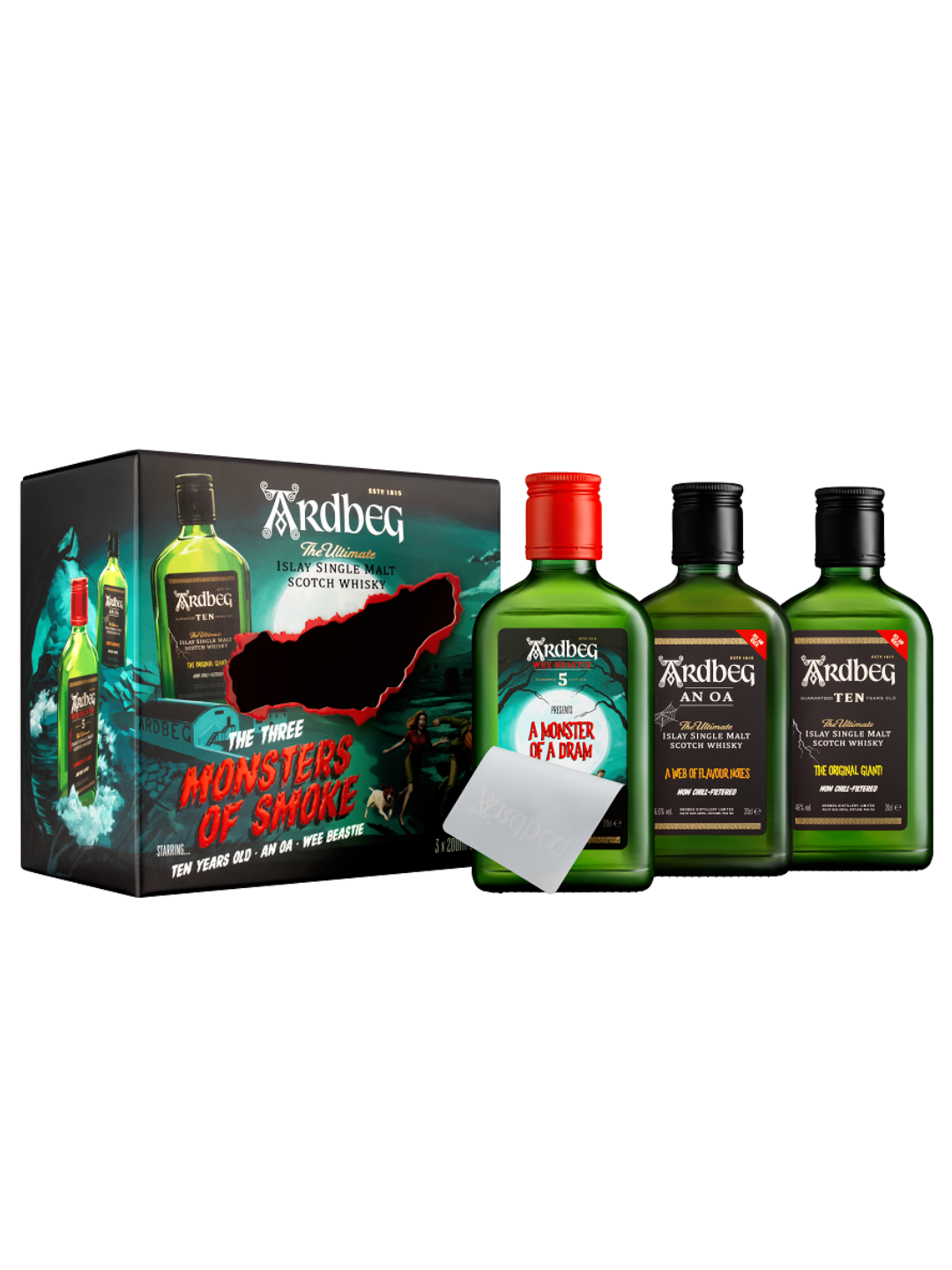 Ardbeg The Three Monsters of Smoke Variety Pack 3 x 200ml