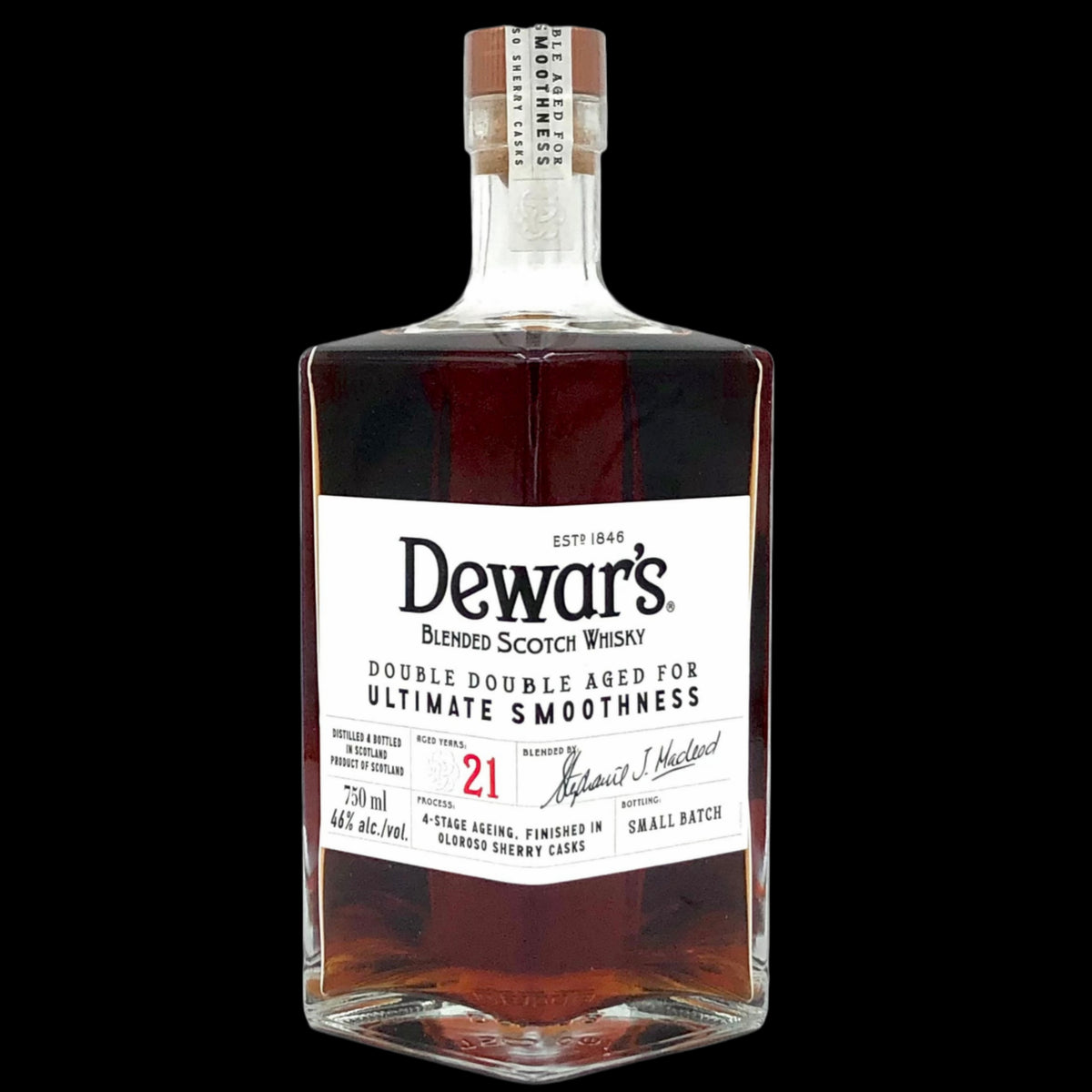 Dewars 21 Year Double Double Scotch 750 ml
