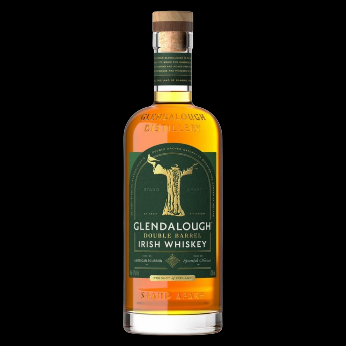 Glendalough Double Barrel Single Grain Irish Whiskey