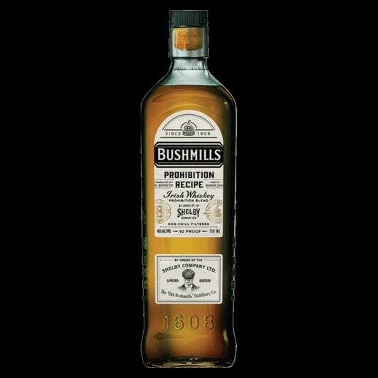 Bushmills Prohibition Recipe Irish Whiskey Limited Edition 750 ml