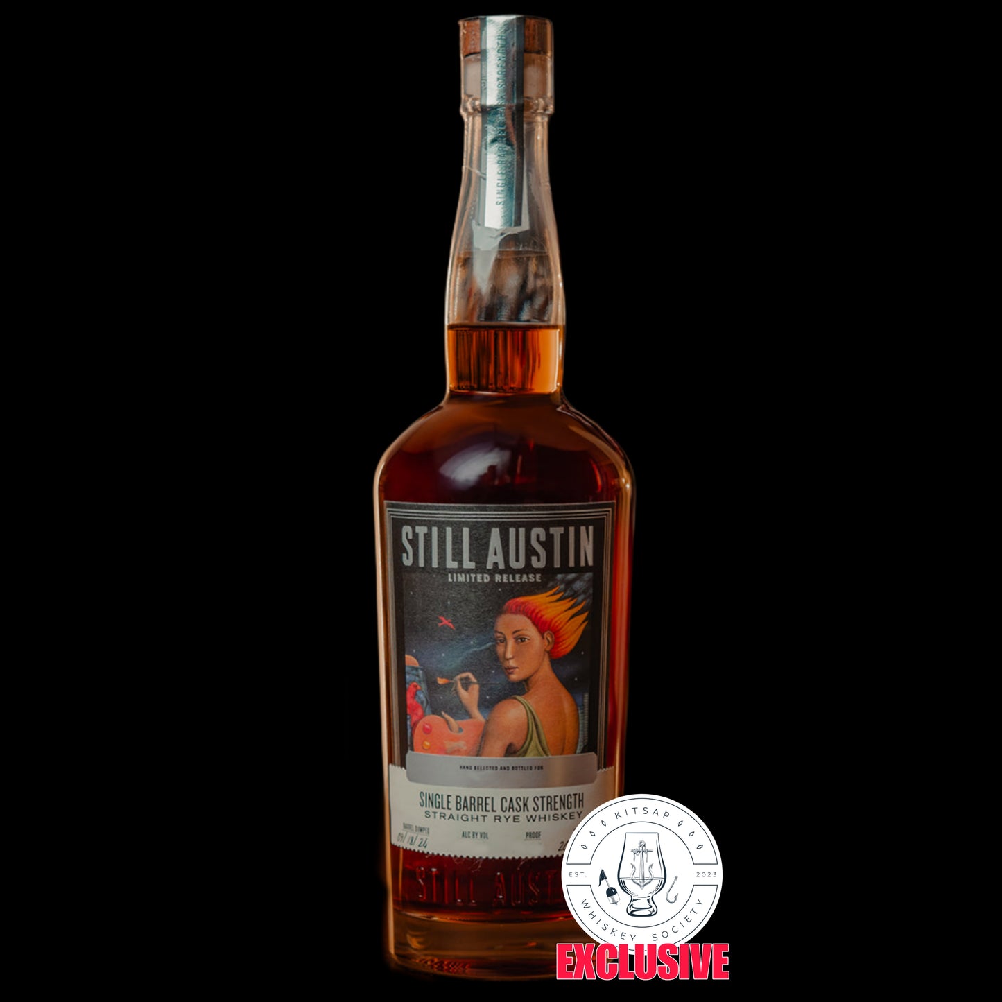 Still Austin Small Batch Rye Kitsap Whiskey Society Exclusive (Nancy Fraley Finished!) *PRESALE*