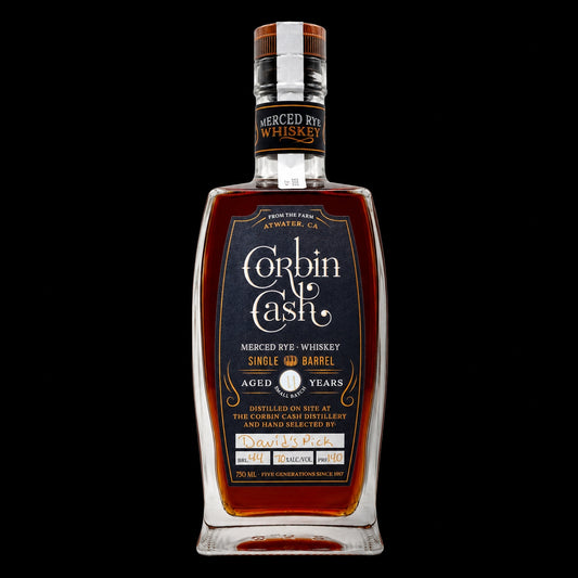 Corbin Cash Single Barrel 11yr Merced Rye Whiskey "Davids Pick"