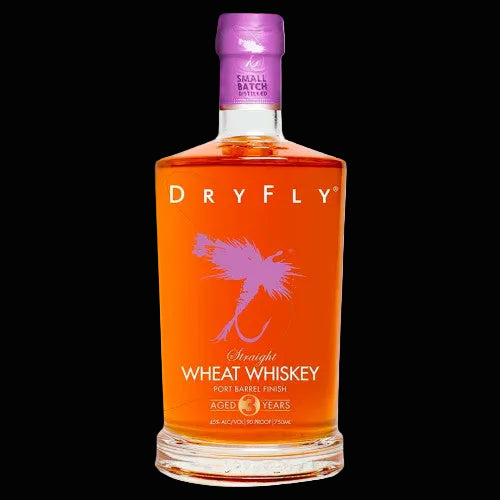 Dry Fly Straight Wheat Whisky PORT BARREL FINISH 3 year