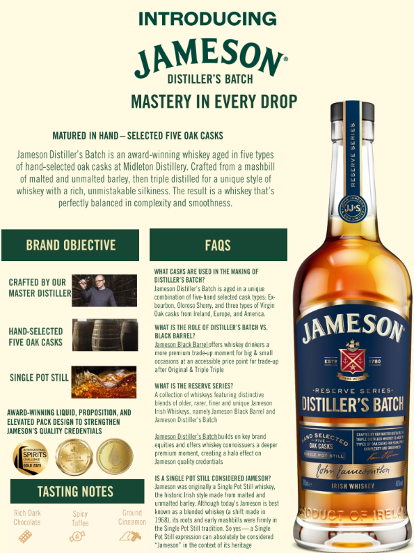 Jameson Distiller's Batch Irish Whiskey *Pre-sale*