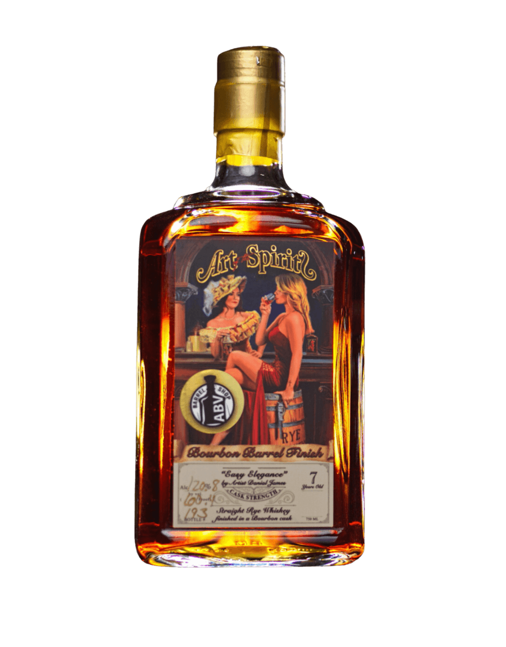 Art of The Spirit PB Double Oaked Easy Elegance Cask Strength Straight Rye 7 year