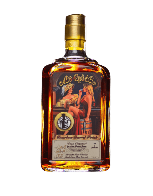 Art of The Spirit PB Double Oaked Easy Elegance Cask Strength Straight Rye 7 year