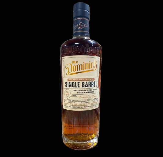 Old Dominick Single Barrel 6yr Tennessee Whiskey Finished with French Oak Staves - BAWS
