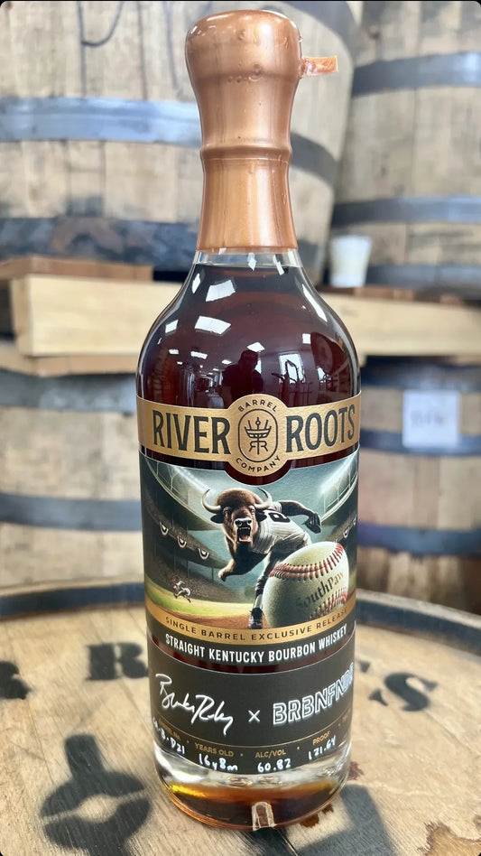 "Southpaw" River Roots Brooks Raley X BRBNFNDR Exclusive Single Barrel 16yr 8mo (Buffturkey)