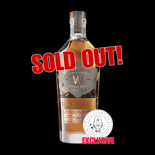 Westward Single Barrel Single Malt Cask Strength "Best Of The Briefcase" 127.76p     Kitsap Whiskey Society
