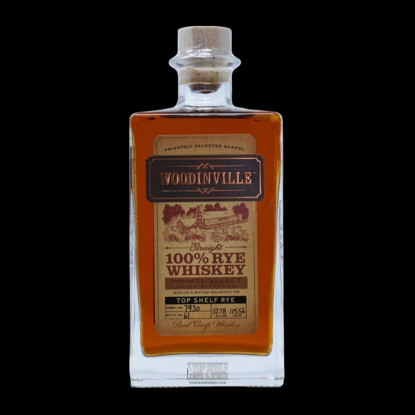 Woodinville Rye Single Barrel Cask Strength