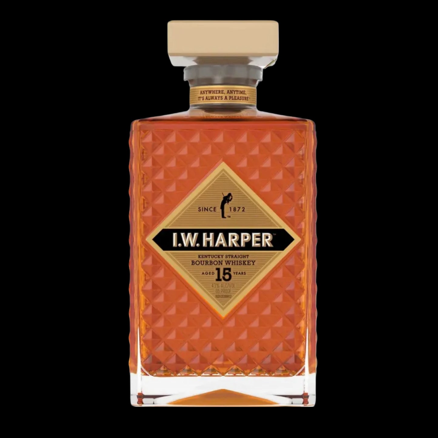 I.W. Harper
Kentucky Straight 
Bourbon Whiskey 
15-Year-Old