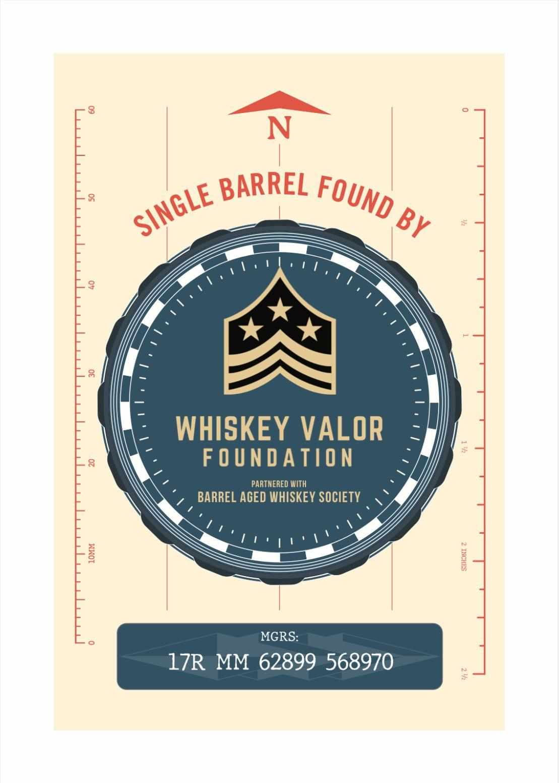 Whiskey Valor x BAWS Found North Season 005 Charity Barrel - Sticker and Challenge Coin