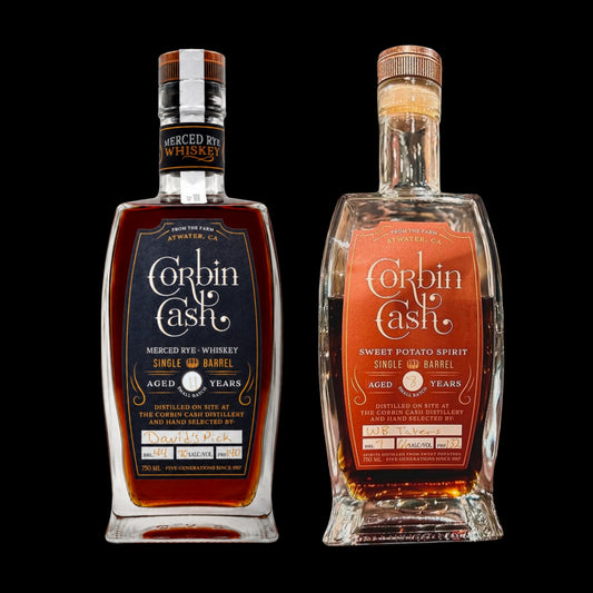 Corbin Cash Rye 11yr 140p and Sweet Potato 8yr 132p