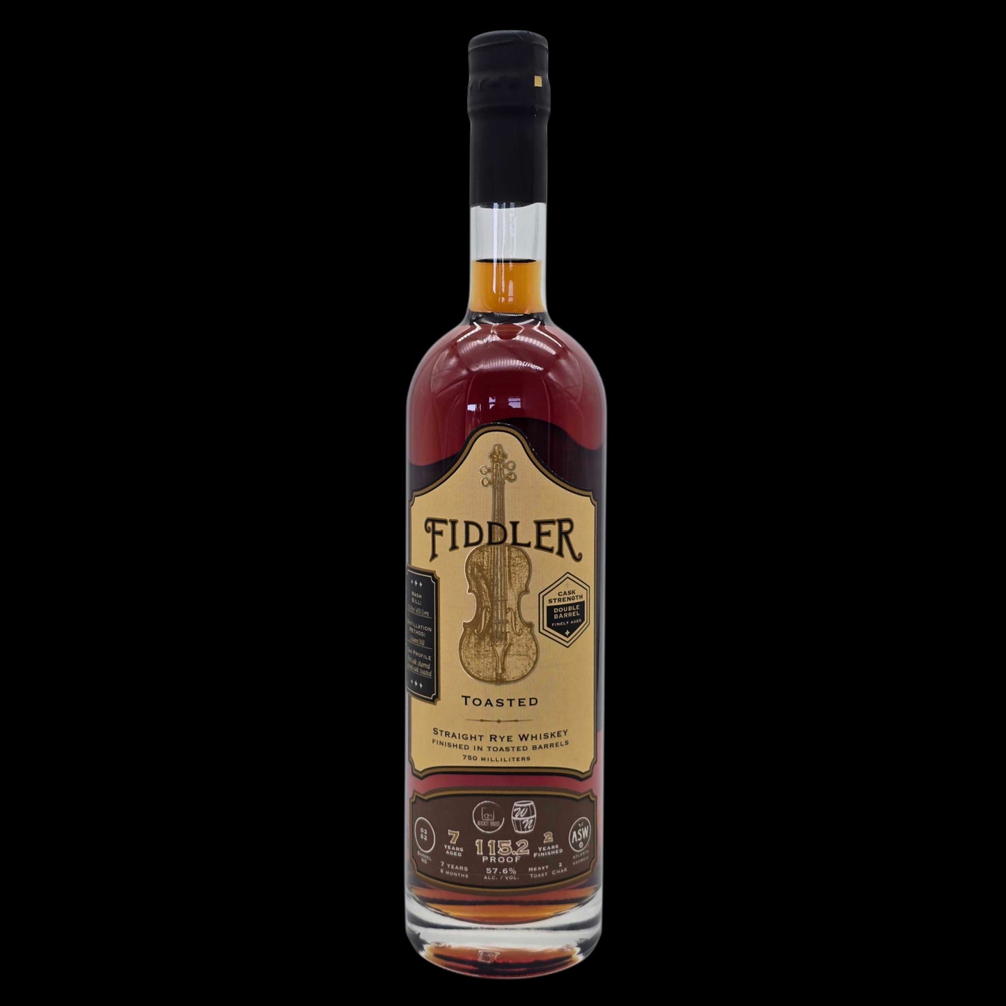 ASW Distillery Fiddler Toasted Rye — Whiskey Bonded × Whiskey Noobs Single Barrel