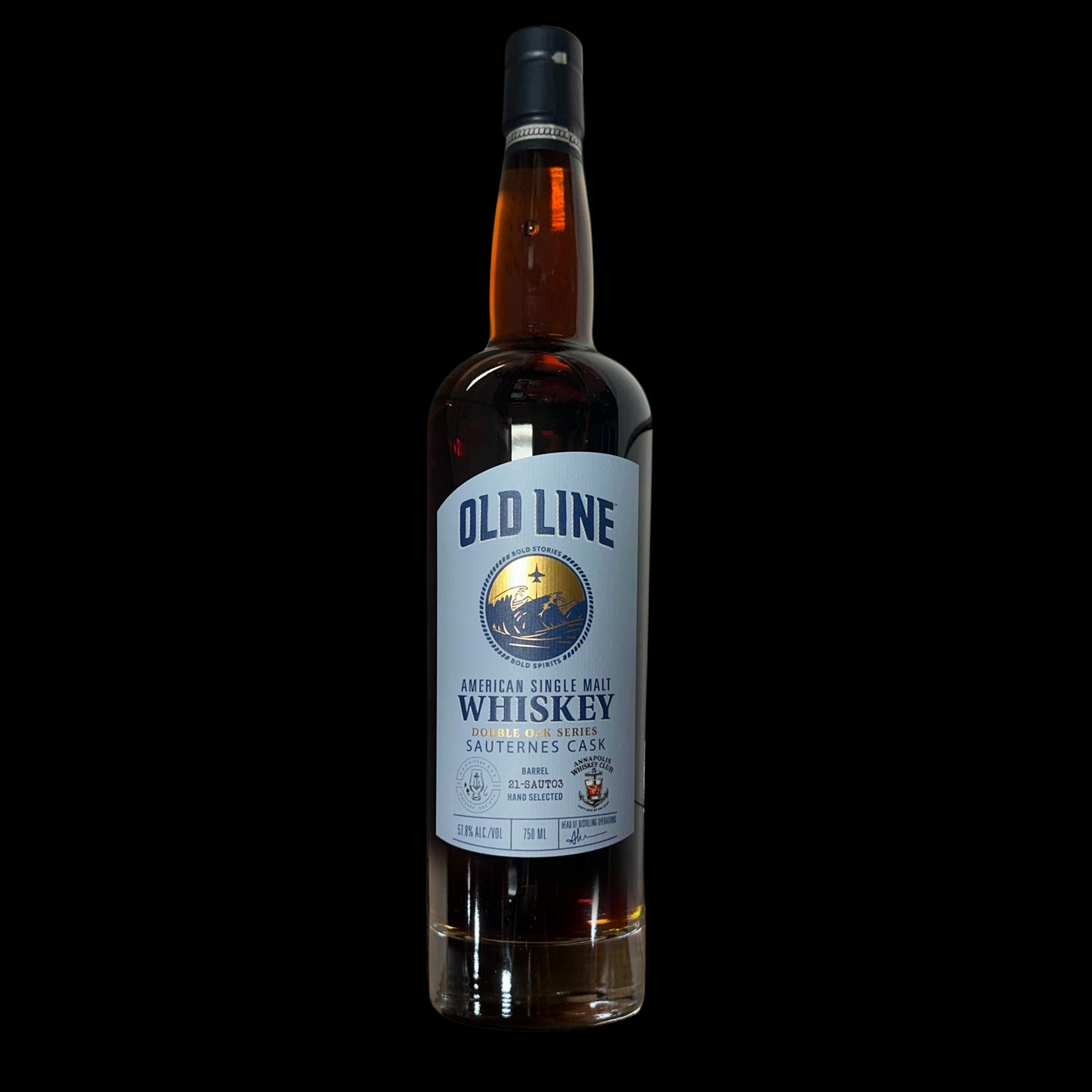 Old Line Cask Strength Single Barrels! Two Bottle Bundle