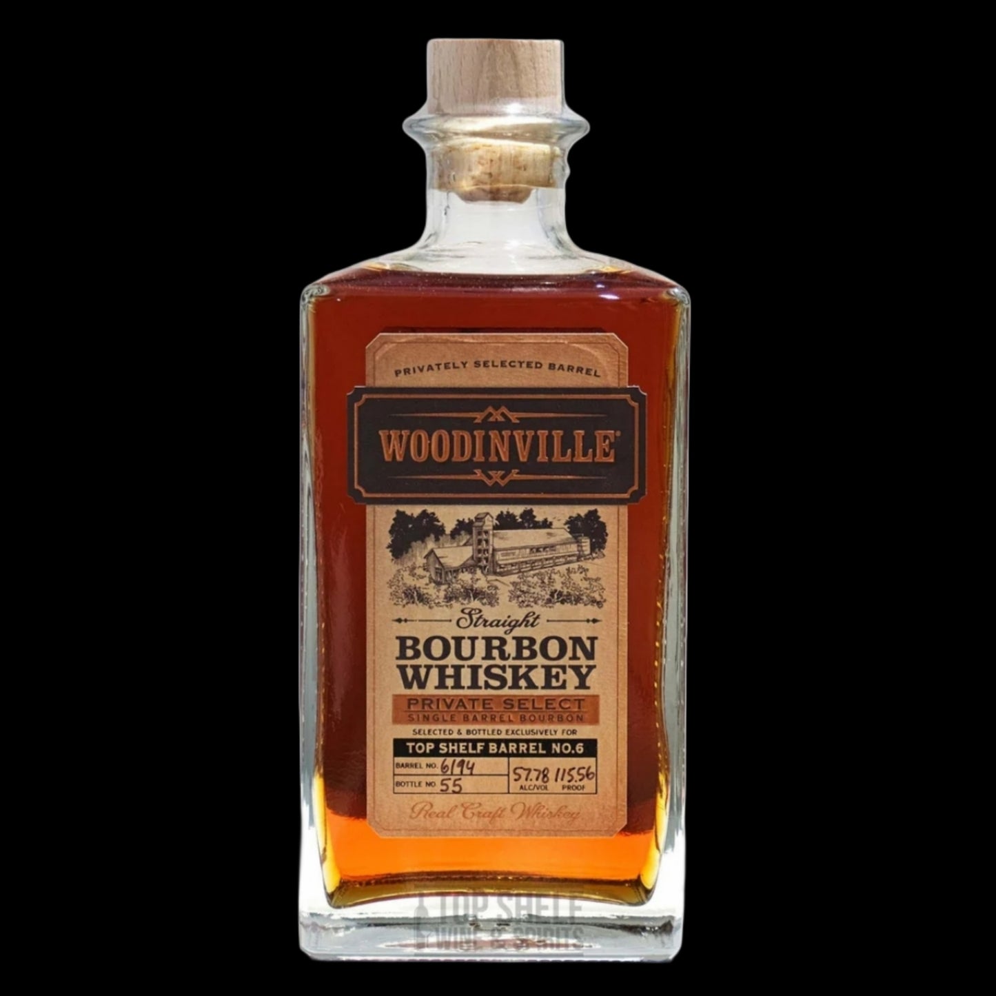 Woodinville Bourbon Single Barrel Cask Strength