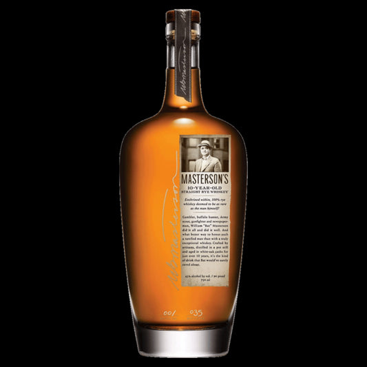 Masterson's Straight Rye Whisky 10 year old