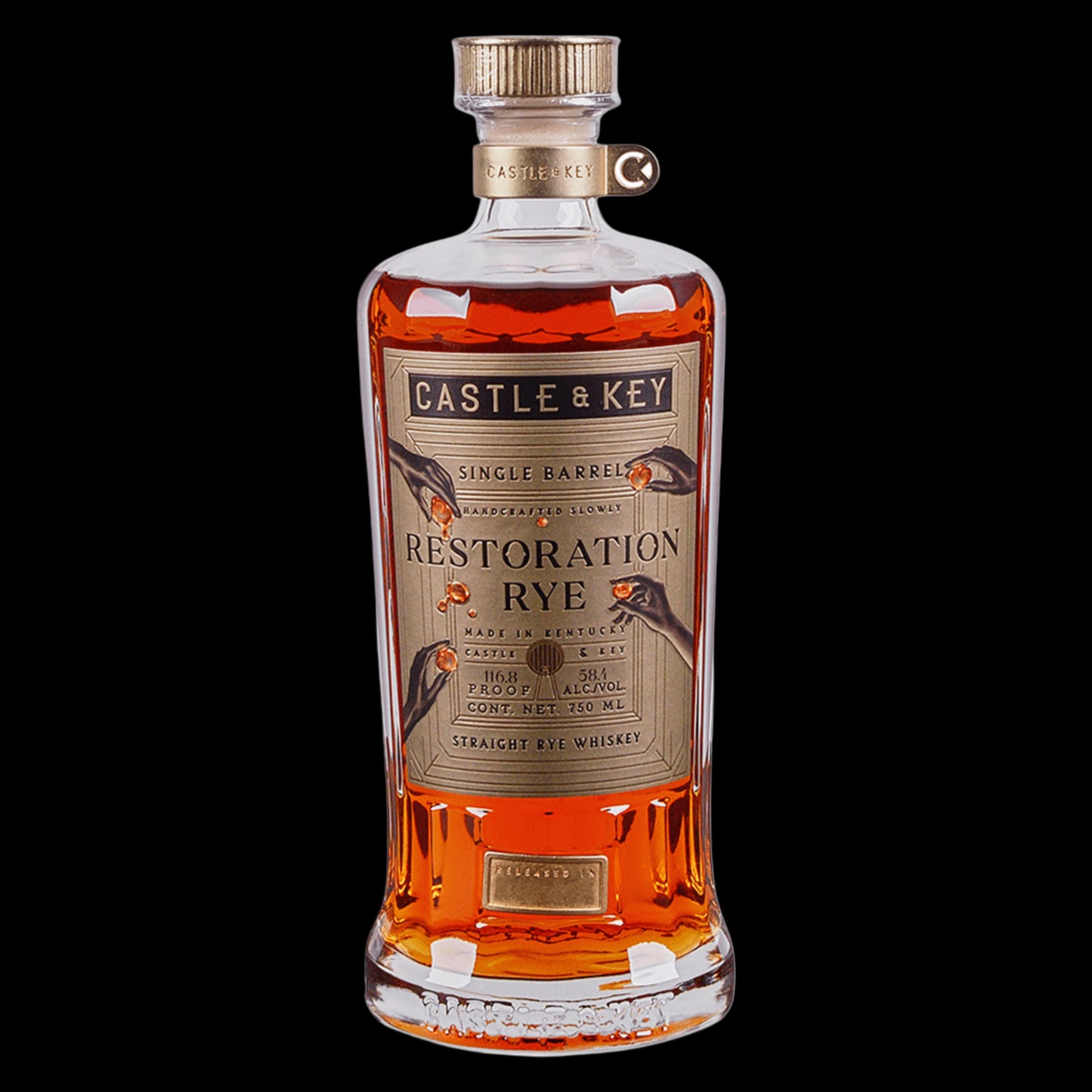 Castle & Key Single Barrel Restoration Eureka Whiskey Club Rye