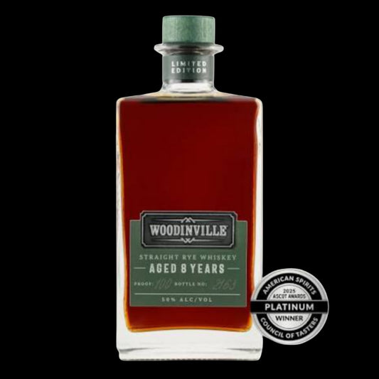 Woodinville Whiskey Straight 100% Rye, Aged 8 Years
