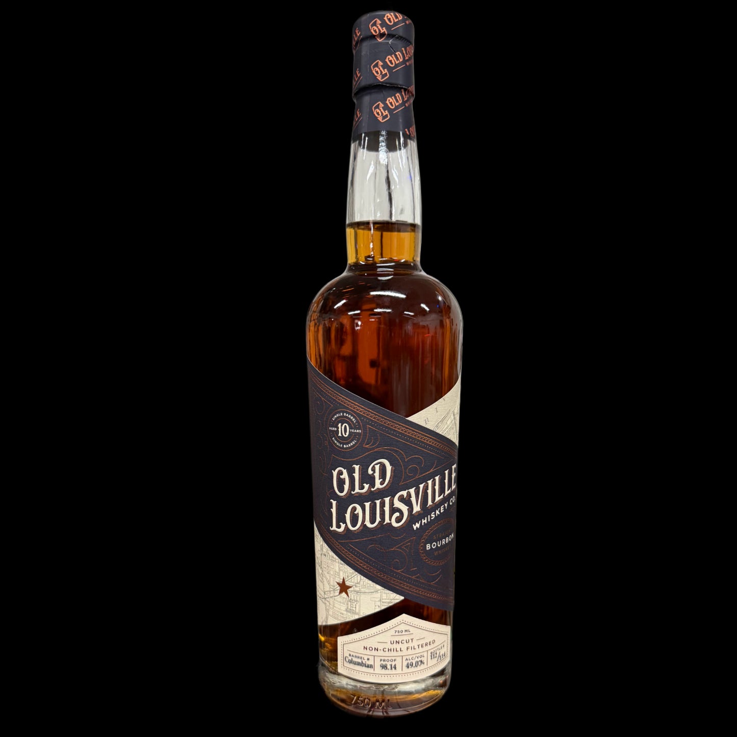 "The Columbian" Old Louisville Whiskey Co Single Barrel 10 yr