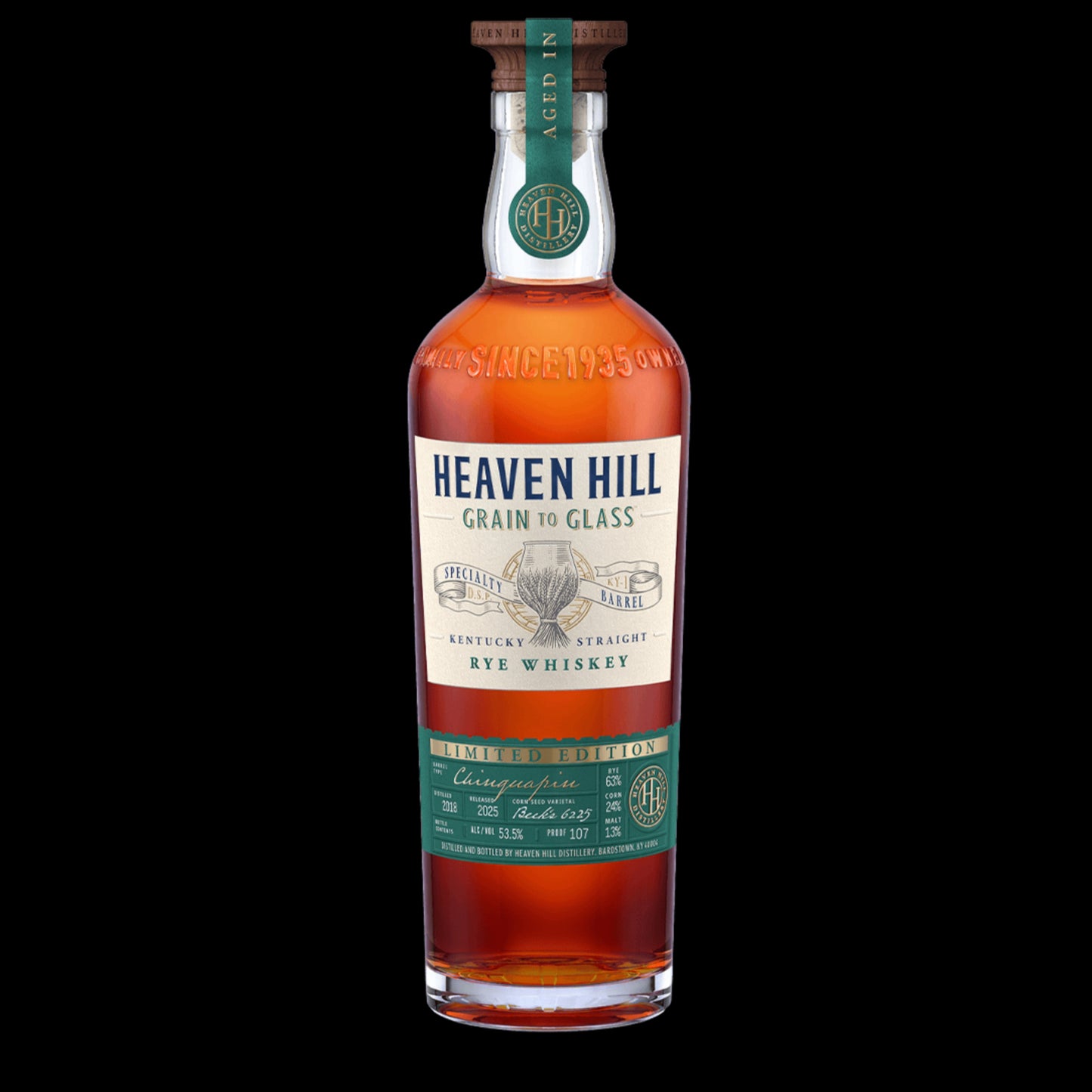 Heaven Hill Grain to Glass Rye Chinquapin Barrel