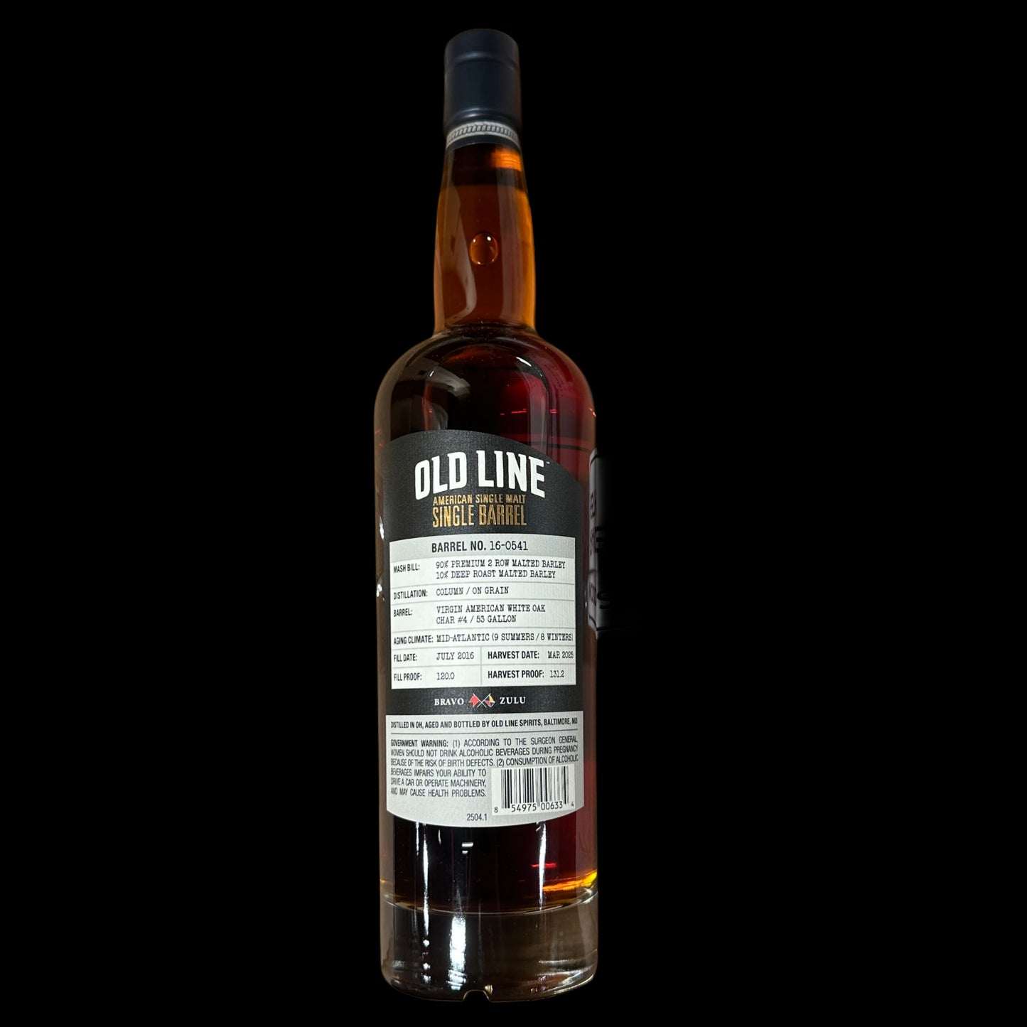 Old Line Cask Strength Single Barrels! Two Bottle Bundle