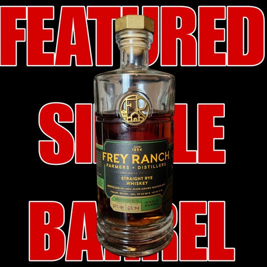 Frey Ranch Barrel Strength Rye - Whiskey Bonded Single Barrel (Father's Day Feature!)